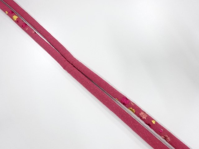 JAPANESE KIMONO / UNUSED TWISTED TASSEL EMBROIDERY MARUKUGE